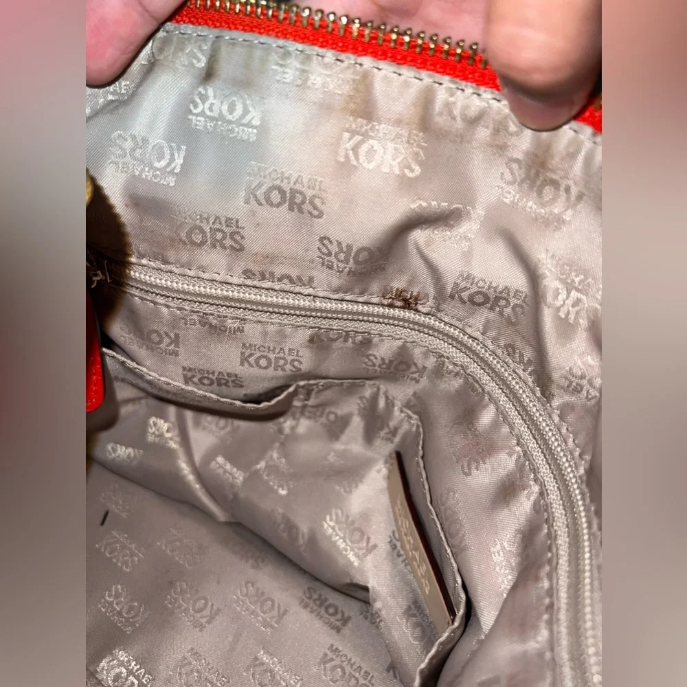 Michael Kors Grayson Leather Satchel Bag